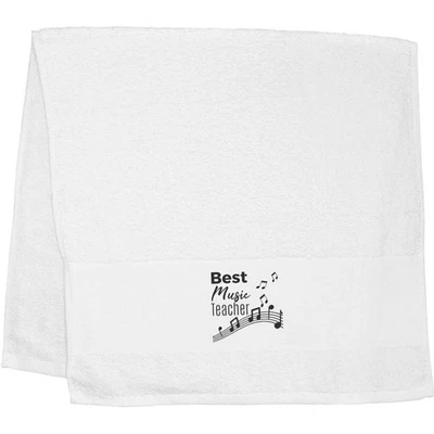 Toalla de mano/invitada 'Mejor profesor de música' (TL00065639) Foto 1 de 2