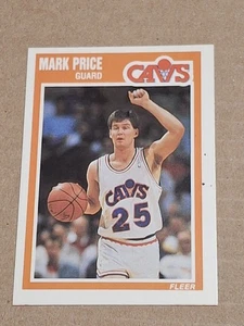 1989-90 MARK PRICE FLEER NBA CARD #29 CAVALIERS WARRIORS GEORGIA TECH - Picture 1 of 2