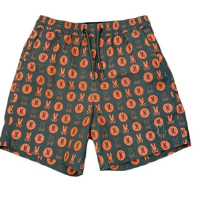 Psycho Bunny Boys Sz 14-16/L-G Arnold All Over Print Swim Trunks - Picture 1 of 7