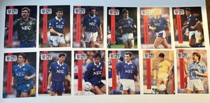 PRO-SET Football Trading Cards - 1990-1991 – Everton - Southall, Sheedy, Sharp - Picture 1 of 2