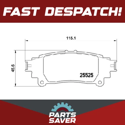 Juego Pastillas Freno Compatible con LEXUS GS450h 3.5 Traseras 12 a 18 2GR-FXE Brembo 0446630280 Nuevo Foto 1 de 4