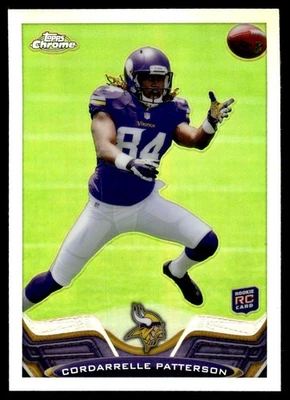 2013 Topps Chrome Refractor Cordarrelle Patterson Rookie #19 - Image 1 of 2