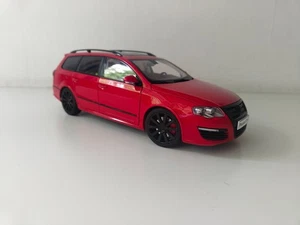 1:18 NZG VW Passat 3C B6 R36 Variant rot Modellauto schwarze Teile Omanyt OVP - Bild 1 von 10