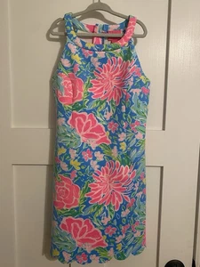 Lilly Pulitzer Sophelia Etuikleid Sansibar blau Häschen Business Mädchen Größe 10 - Bild 1 von 9