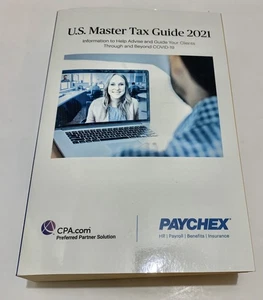 U.S. Master Complete Tax Guide (Paychex ) Covid Tax Time 2021. - Picture 1 of 5