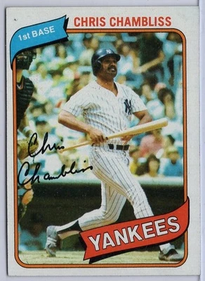 1980 Topps #625 Chris Chambliss in EXMT Condition Yankees - Image 1 of 2