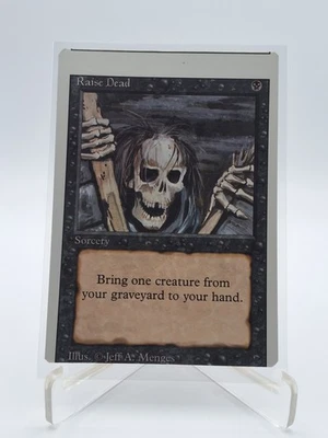 RAISE DEAD 1994 REVISED EDITION Magic: the Gathering FACTORY ERROR vintage MINT - Image 1 of 3