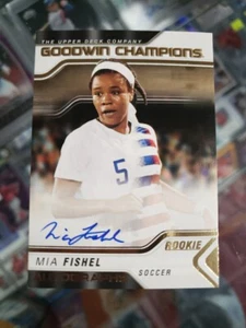 2023 Upper Deck Goodwin Champions Mia Fishel autógrafo automático novato RC A-MF - Imagen 1 de 4