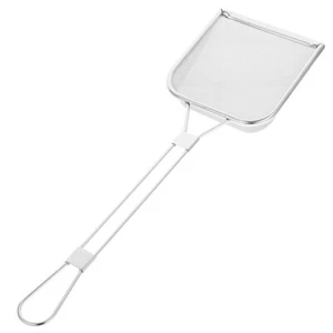 Rete per friggitrice a paletta mesh skimmer filtro residui olio pala filtro viaggio - Foto 1 di 12
