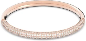 Swarovski Rose Gold-Tone Stone Mini Bangle - Small - Picture 1 of 4
