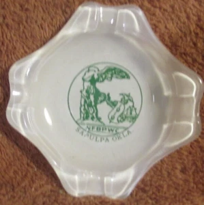 National Federation of Business and Professional Women's Clubs Sapulpa Ash Tray - Picture 1 of 3