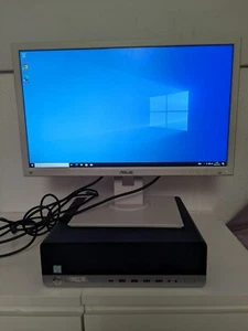 HP EliteDesk 800 G3 SFF + monitor asus be229 - Zdjęcie 1 z 3