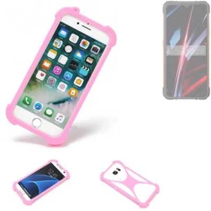 protective ring for Cubot KingKong Ace 3 Silicone Case Softcase Bumper pink - Picture 1 of 5