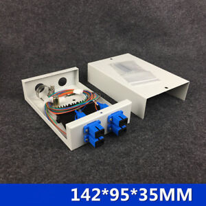4-core SC fiber optic box full formula head mini cable terminal box 4-port flang