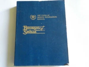 CADILLAC 1987 ELDORADO Y SEVILLE MANUAL DE INFORMACIÓN DE SERVICIO DE FÁBRICA No H-2416 - Imagen 1 de 12