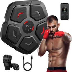 Music Boxing Machine Bluetooth Smart Target Training USB Exercise for Adults Kid - Picture 1 of 8
