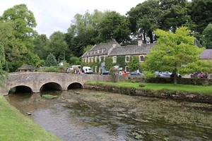 Arlington Row Bibury No 2 Original Photographic Print A1 Box Canvas Wall Art - Picture 1 of 1