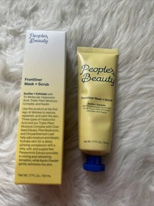 People's Beauty Frontliner Mask + Scrub Soothe + Exfoliate 1.7 oz / 50ml NEW - Picture 1 of 4