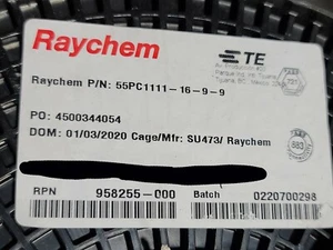 Raychem/TE 55PC1111-16-9-9 #16awg Shielded Dual XL-ETFE Hook-Up/Lead Wire /50ft - Picture 1 of 11