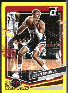 23/24 2023/24 Donruss Amarillo Paralelo #98 Jabari Smith Jr. Cohetes - Imagen 1 de 2