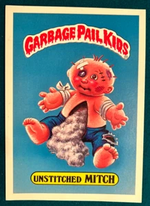 1986 Topps Garbage Pail Kids Series 1 Giant Unstitched Mitch Card #9 - Imagen 1 de 2