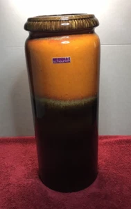 Vintage Scheurich Keramik Mid Century Modern 17" Tall Vase W. Germany #217-42 - Picture 1 of 8