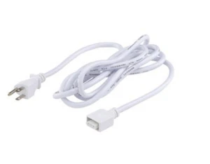 3-CSL Creative Systems Lighting PL-96WT 8ft Cord & Plug White Quicklink FE-1 - Picture 1 of 2