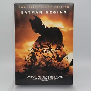 Batman Begins (DVD, 2005, 2-Disc Set, Deluxe Edition + Comic) - Foto 1 di 6