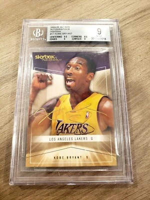 2004 Kobe Bryant Fleer Skybox Autographics Gold /150, BGS 9 Mint LA LAKERS RARE - Image 1 of 4