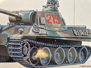 Academy Minicraft  1:48 1320 Panzer Panther G mit Motor in OVP/2503 - Picture 1 of 8