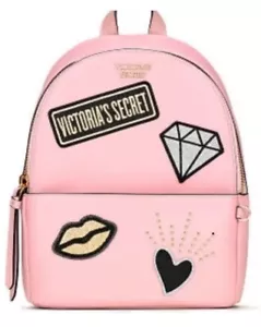 Victoria Secret Pink Small City Backpack Faux Leather Purse Bag Limited Edition - Picture 1 of 16