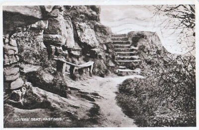 Kent. LOVERS SEAT HASTINGS. POSTED 1929 - Image 1 of 2