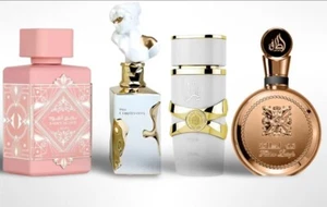 Lattafa Perfumes Noble Blush + Her Confession + Yara Moi + Fakhar Gold 100ml - Picture 1 of 3