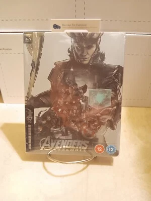 The Avengers Assemble 4K SteelBook Mondo Art #39 Blu-ray Zavvi UK [2012] No Dent - Image 1 of 4