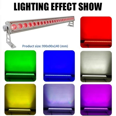 240W RGBW 4-in-1 Liner Wall Washer Light Full Color for Stage Building Gallery - Image 1 of 4