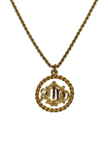 Collana Christian Dior ciondolo argento 42 cm