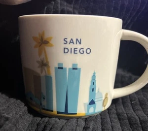 New STARBUCKS You Are Here SAN DIEGO Cup Mug, 14 Oz., 2013 - Picture 1 of 6