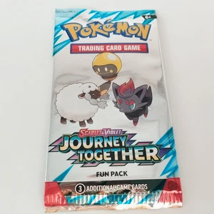Booster Pokemon Trading Card Game TCG Journey Together Fun Pack 3 Cards ENG UK - Picture 1 of 4