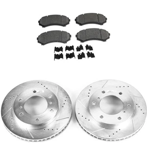 KIT-090821-153 Sure Stop Brake Disc and Pad Kits 2-Wheel Set Front for Montero - Picture 1 of 12