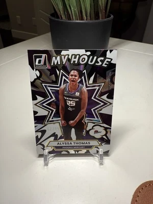 Alyssa Thomas 2025 Donruss WNBA My House Diamond Holo #11 57/99 - Image 1 of 2
