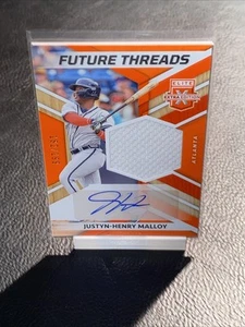 Maglia Elite Justyn-Henry Malloy Future Threads 2022 Rookie Auto Arancione/199 RPA - Foto 1 di 2