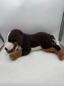 Ikea Dog Bernese St Mountain Puppy Plush Hoppig Brown White Doll Sewn Eye 24” - Picture 1 of 9