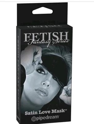Fetish Fantasy Series Limited Edition Black Satin Love Mask (SEALED) - Image 1 of 4