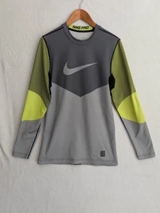 Nike Pro Dri-FIT Compression Shirt Small Long Sleeve Athletic Top Mens Swoosh - Picture 1 of 14