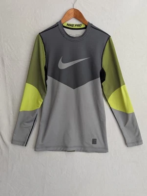 Nike Pro Dri-FIT Compression Shirt Small Long Sleeve Athletic Top Mens Swoosh - Image 1 of 4