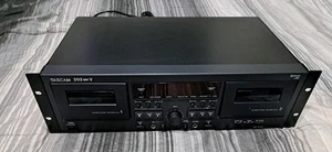 TASCAM 202mkV Professional Dual Well Rack Mount Cassette Deck TESTED SMOKE-FREE  - Picture 1 of 6