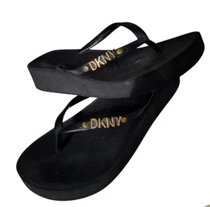 Vintage DKNY Platform Sandals 8 - Picture 1 of 12