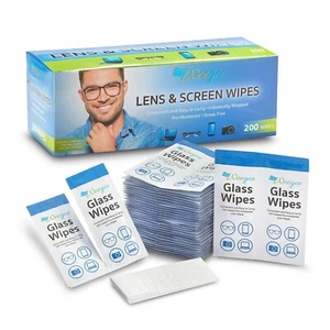 Weegee Lens And Screen Wipes For Camera,Phones,Laptops,Glasses 200pcs - 2 PACK - Afbeelding 1 van 5