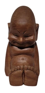 6" H B Japan Retro Bisque Billiken Coin Bank He Makes Your Dreams Come True - T7 - Picture 1 of 6