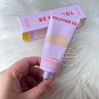 New Tower 28 Beauty SunnyDays SPF 30 Tinted Sunscreen Foundation~15 Melrose~ - Image 1 of 4